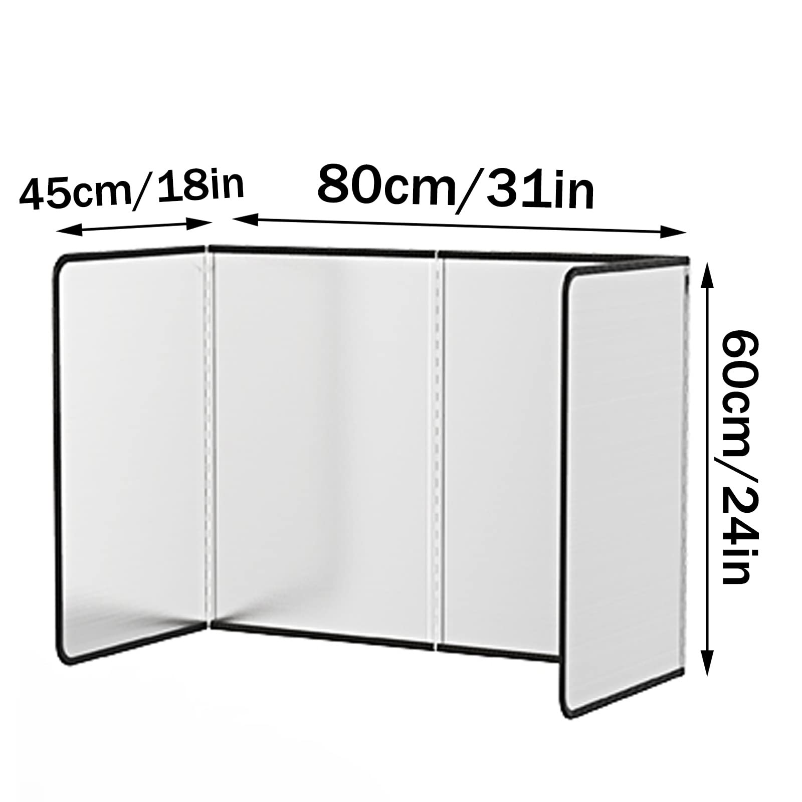 Protector Salpicaduras Cocina, Plegable Protección Contra Salpicaduras, Protección Contra Salpicaduras, Placa Antisalpicaduras De Acero Inoxidable,1 Pieza Protector Salpicaduras Cocina(60x80x45cm)