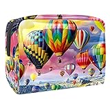 Bolsa de maquillaje multifuncional: estas bolsas de aseo no solo pueden almacenar sus cosméticos, sino también joyas, accesorios electrónicos, cámara, aceite esencial, artículos de tocador, kit de afeitado, objetos valiosos, etc.