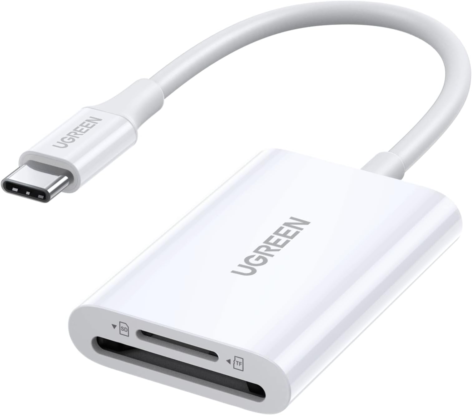 Amazon.co.jp: UGREEN USB-C カードリーダー SD MicroSD 2枚カード同時読取 アルミ合金製 放熱性良い ...