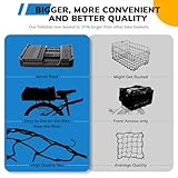 MOSHAY Bike Bicycle Foldable Rear Basket - Patented Design Easy to Install Bike Storage Rear Basket with 32L Large Capacity - Premium Quality Durable Resistant to Heat & Corrosion - Image 5