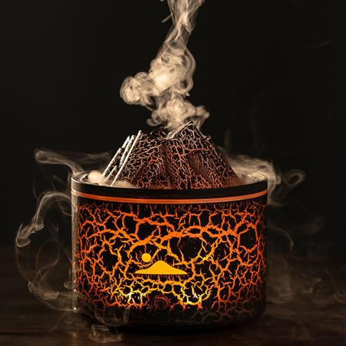 Difusor aromático eléctrico Volcano Humidifier 180ml 5V miniatura 7
