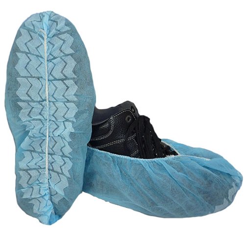 Liberty PolyGard SpunBonded Polypropylene Mediumweight Non-Skid Shoes Cover, X-Large, Blue (Case of 100)