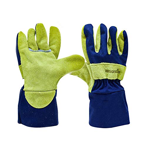 Luva de Raspa Especial com Lona Extra Forte Work-tek - Teknoluvas