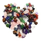 Mina Heal Chakra Stones Collection, Tumbled and Well Polished Healing Crystals/Gemstones (160 g (0.35 lb) Chakra Stones Size 15-25mm)
