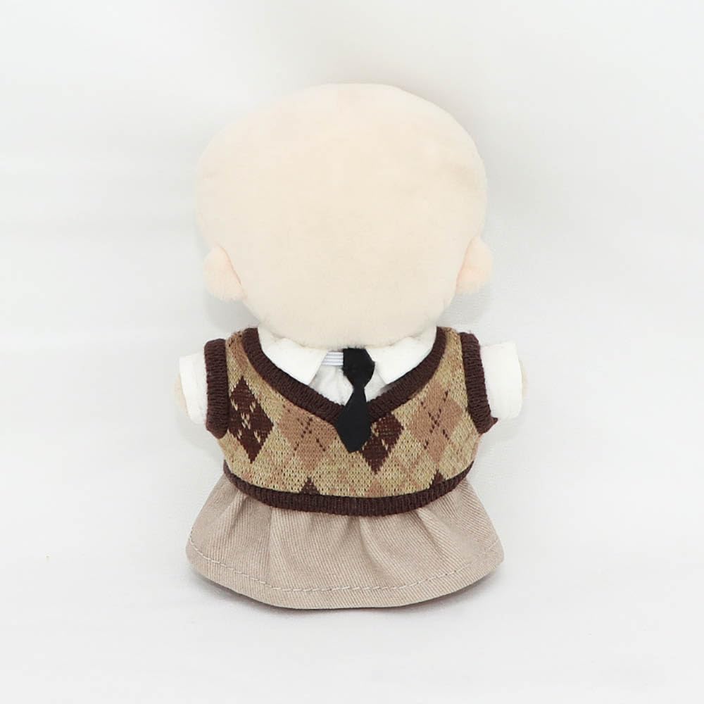 niannyyhouse Vêtements de poupée en peluche de 20 cm, couvre-chef, manteau, pantalon, chaussures, costume de nuit sombre, accessoires de poupée de 20,3 cm