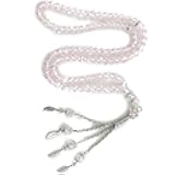 Muslim Tasbih 99 Rosary Bead Islam Prayer Misbaha Emulation Crystal Agate Resin Beads Islamic Worship Ceremony Religious Eid Ramadan Present Pray Accessory