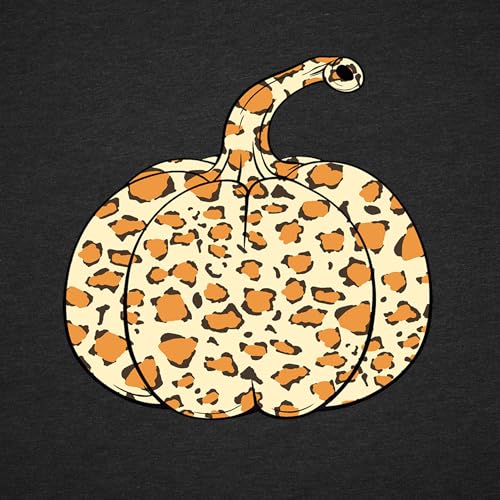 Thanksgiving Shirts for Women: Thankful Greatful Blessed Fall Pumpkin Short Sleeve Crew Neck T-Shirt
