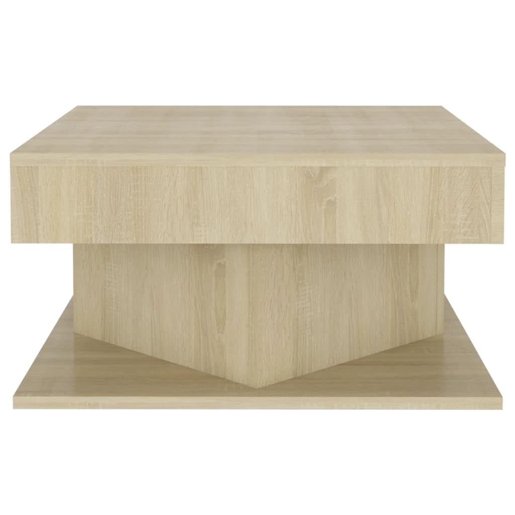 vidaXL - Couchtisch Sonoma-Eiche 57x57x30 cm Spanplatte