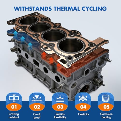 Image of Cylinder Head Gasket Set Fit for Toyota 4Runner 3.4L Replace HS9227PT-1,HS83400