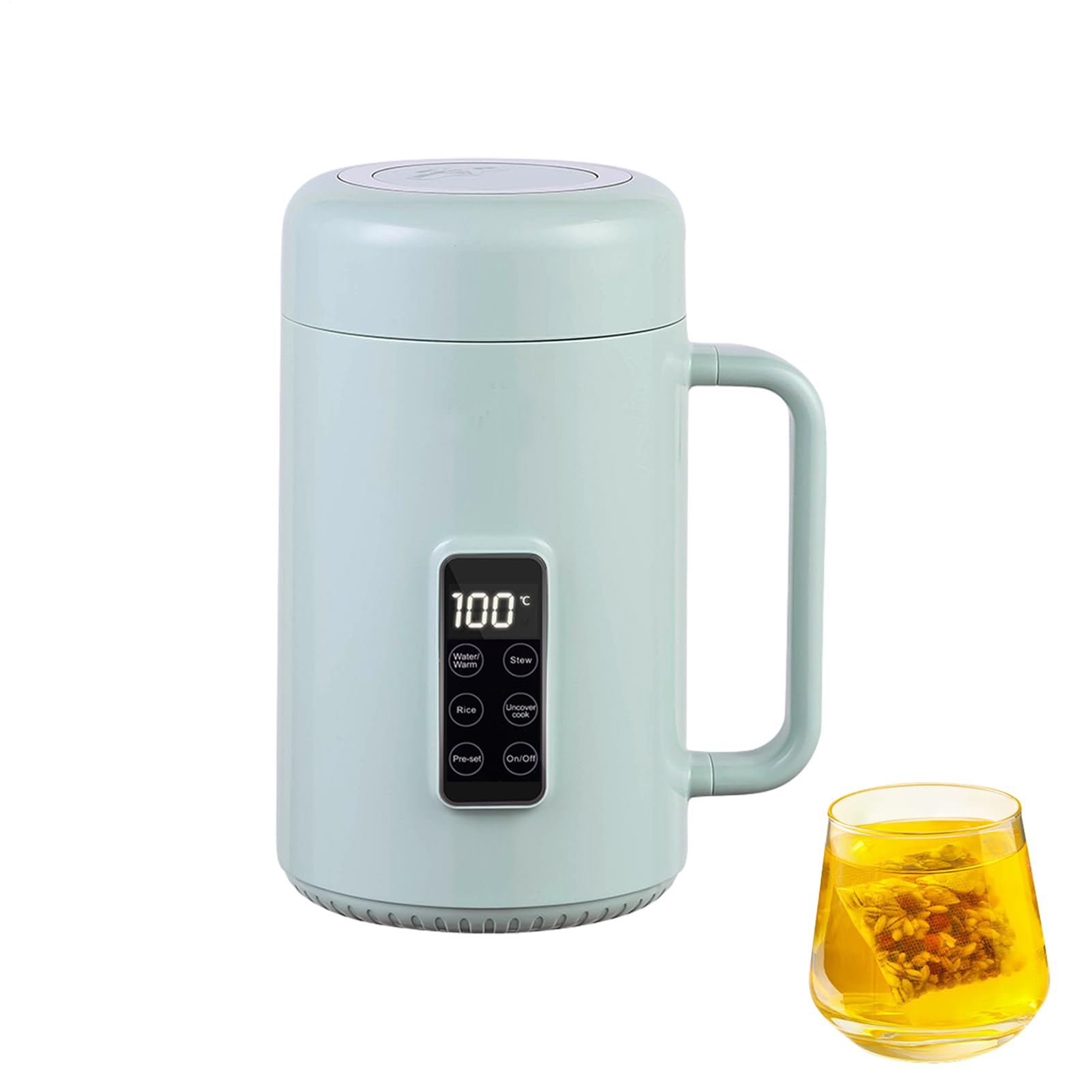 Nudelkocher, elektrischer Heißkochtopf, tragbar, 1000 ml | schnelle Antihaftbeschichtung für Nudeln, 500 W, für Pfanne, Nudeln, Shabu, , Suppe, Ei