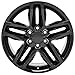 OE Wheels CV34B 20 Inch Rim Fits Silverado 1500 Trail Boss Style 6x139.7 20x9 Gloss Black - Hollander 5911 (1)