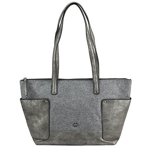 Preisvergleich Produktbild Gerry Weber, Shopper Voice, Glanz-Effekt, hellgrau