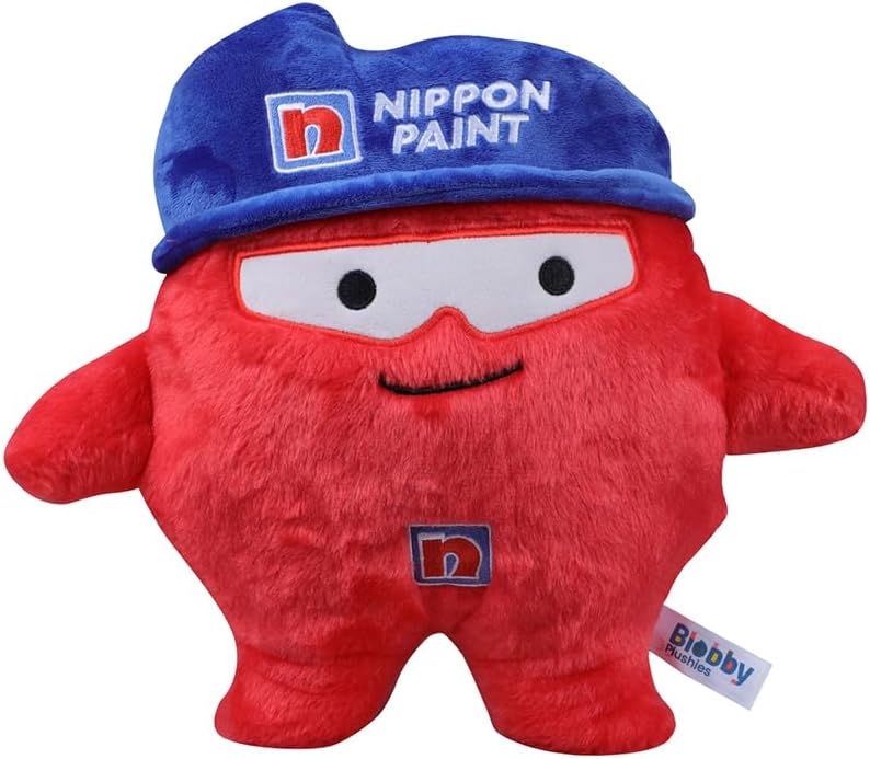 Nippon Paint Super Soft,Cuddly Plush Blobby (Orginal) From The House Of Paint - S (6")