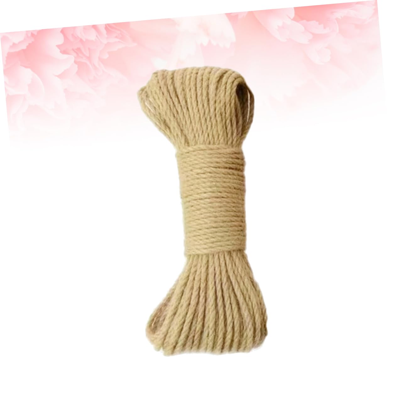 Uonlytech 30m Corde De Jute Naturelle Épaisse Résistante Loisirs Créatifs Emballage Cadeaux Jardinage Décoration
