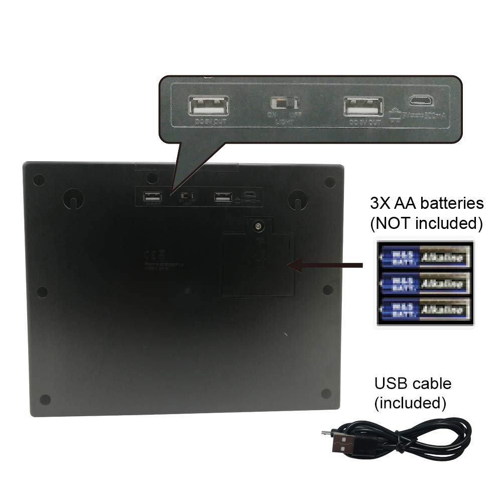 Toy Talking ATM Bank ATM Machine Ahorro Hucha para niños con puertos USB extendidos para accesorios (lámpara caliente) 4