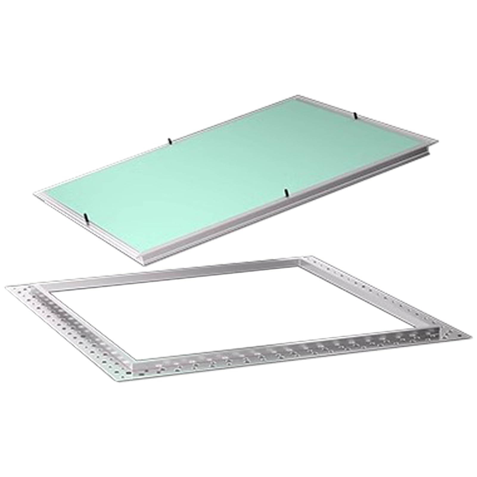 Wall & Hatch Access Panel – Access Hatch, Aluminum Frame for Ceiling Panels, Ideal for Service Shafts in Residential and Hotel Applications(30x30cm (11.8x11.8in))