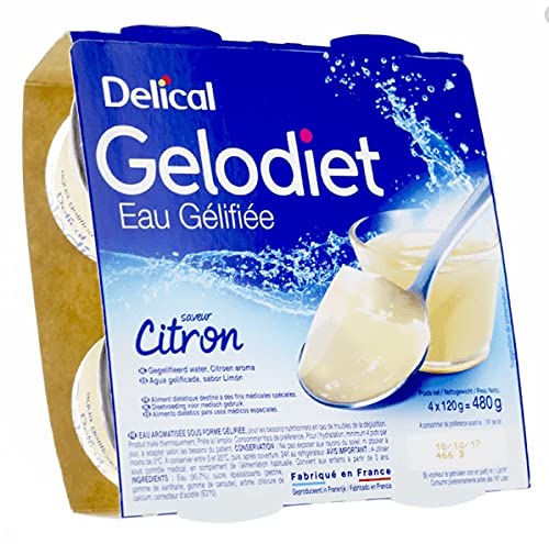 Gelodiet-4 X 120 G – Delical – Goût Limón