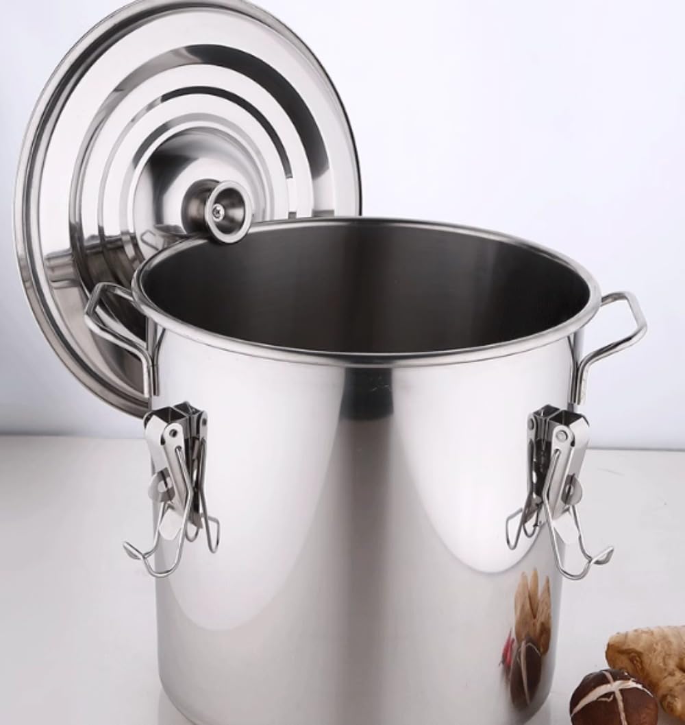 Amazon | Jiixzao寸胴鍋 IH寸胴鍋 業務用 ステンレス ステンレス鍋 蓋