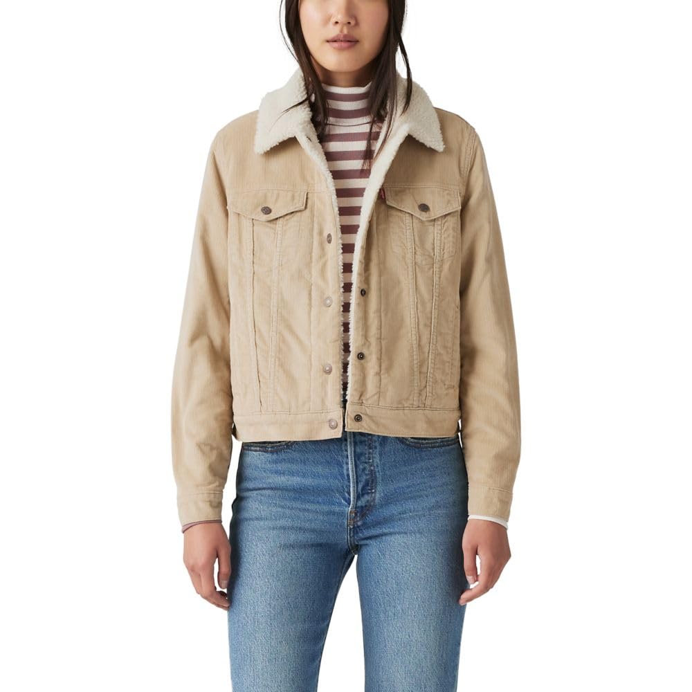 Levi's Women's Original Sherpa Trucker Jackets (Standard and Plus)