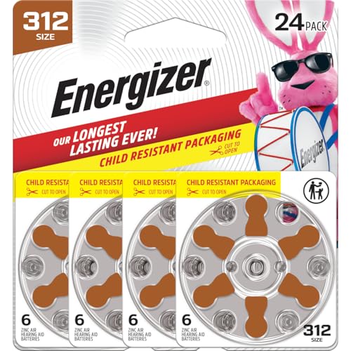 Energizer E304137500 Hearing Aid Batteries Size 312 thumb #7