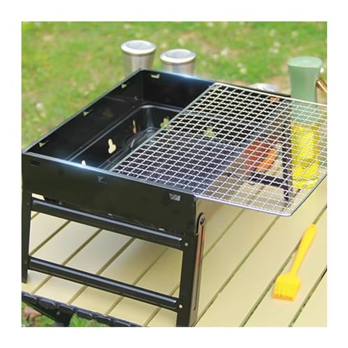 Estufa de barbacoa al aire libre con estructura plegable de acero resistente 5
