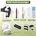 Jurtmy Golf Club Grip Vise Clamp Kit, Golf Grip Removal Tool with 360° Swivel Anti-Slip Vise Clamp, Golf Club Regripping Kit, Golf Grip Removal Tool for Home/Clubhouse