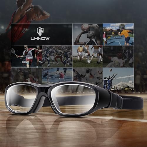 image for UKNOW Sports Goggles, Anti Fog Protective Eyewear, UV Protection Sport