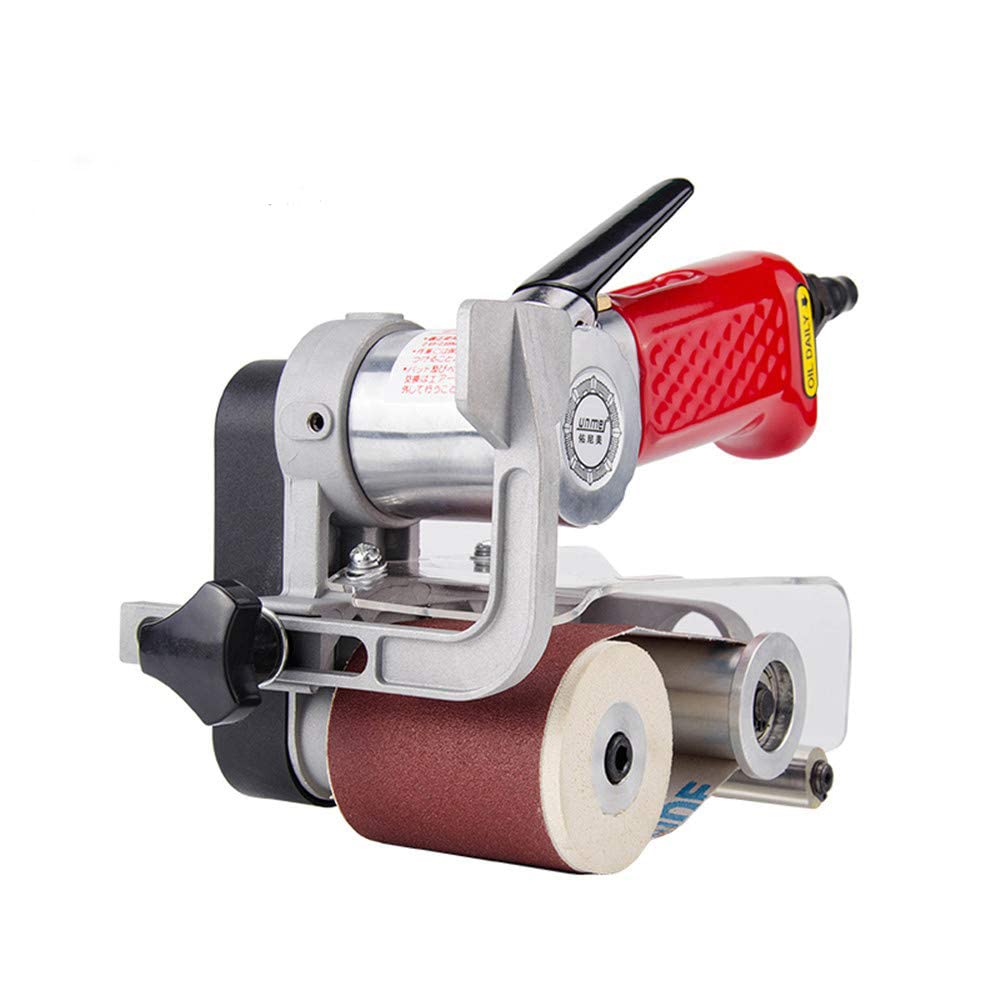 LeTkingok Pneumatic Wire Drawing Machine Belt Machine - Grinder Metal Stainless Steel Polisher Sandpaper Machine Polishing Machine