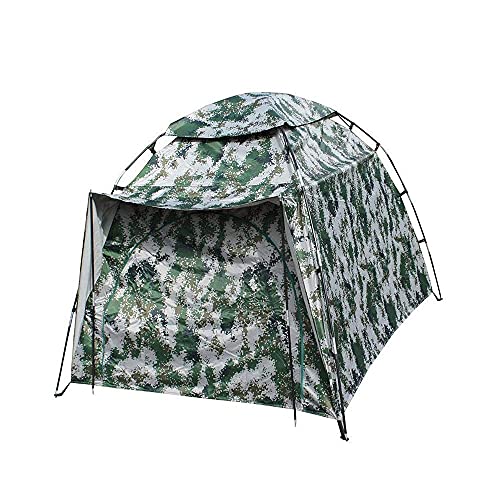 Outdoor Zelt,Camping Digital Camouflage Soldatenzelt 420D Dickes Tuch Wasserdichtes Gummi Tarnzelt Angeln Winterzelt