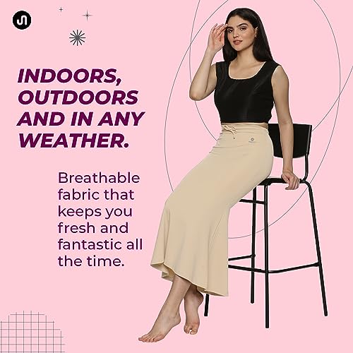 Bodyband Saree Shapewear for Women Shapewear Petticoat for Women Smooth Curve Peticote Innerwear for Women Saree in Party Saree Shaper for Women, Ladies - Image 2