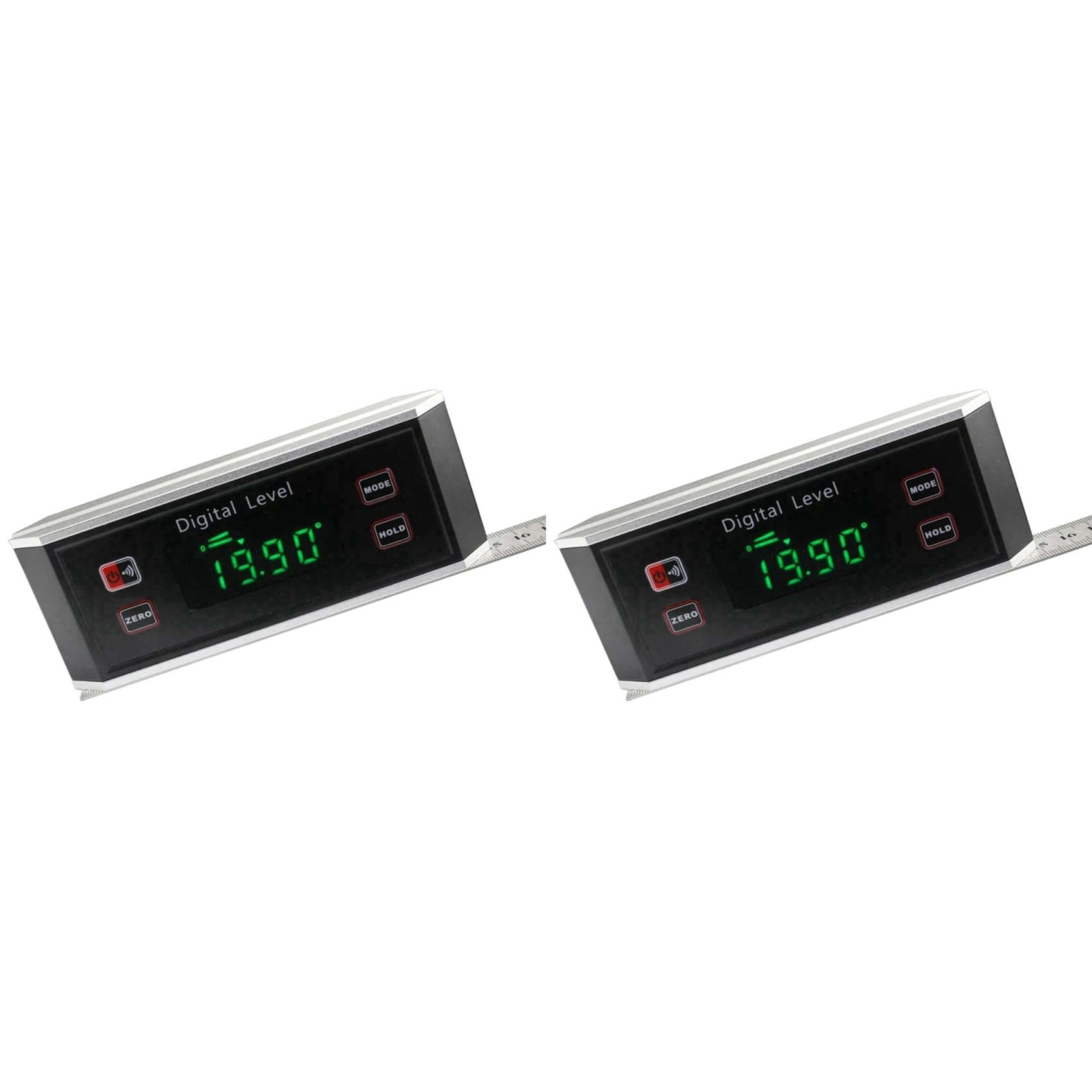 Jnchdghwa 2X Digital Level Electronic Protractor Inclinometer with Magnet Illuminate Level Angle Meter Gauge Level Box