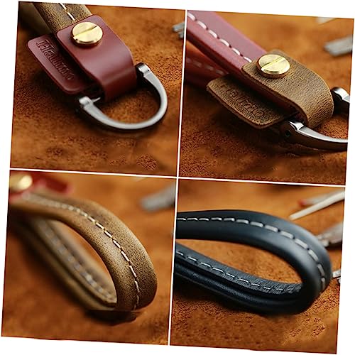 Porte-clés simple chic de qualité supérieure avec finitions soignées pour homme