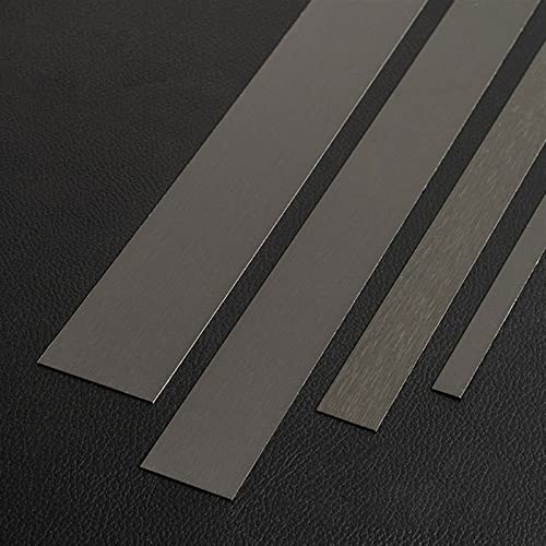 Moldura metálica autoadhesiva de acero inoxidable flexible para pared 3