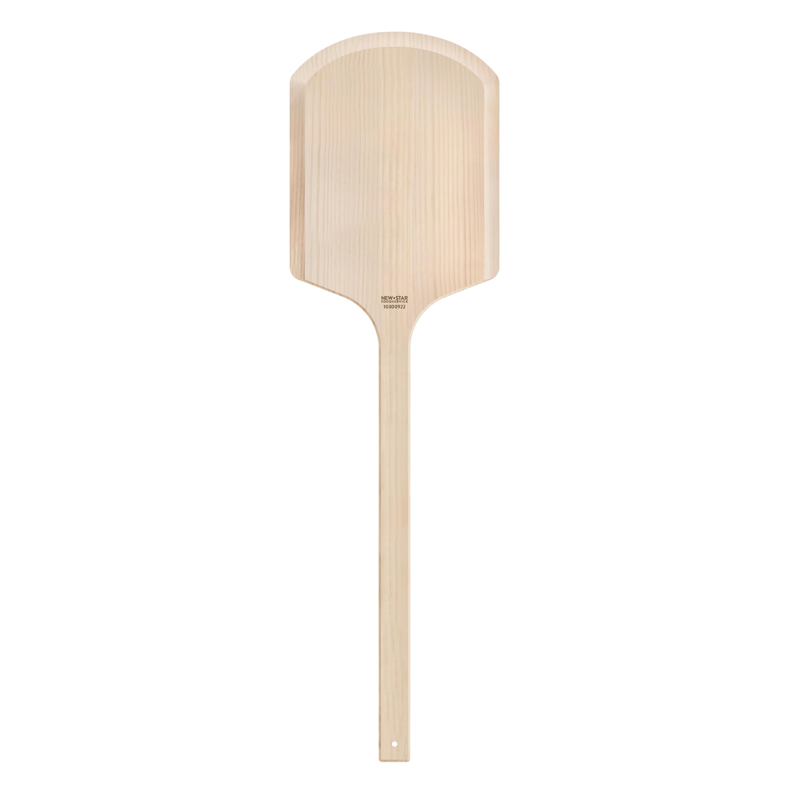 New Star Foodservice 50240 Wooden Pizza Peel, 14"L x 12"W, 42" Overall