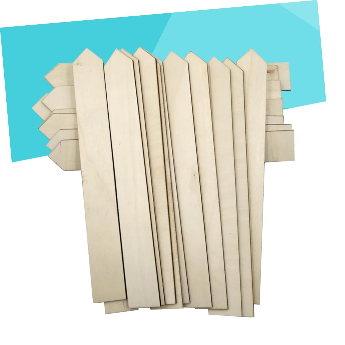 BESPORTBLE 100 Pièces Étiquettes Bois Pour Jardin Longues Étiquettes Rustiques Pour Plantes Piquets Durables Pour Semis Et Jardinières Naturelles Et Pratiques Pour Potagers Et Contenants