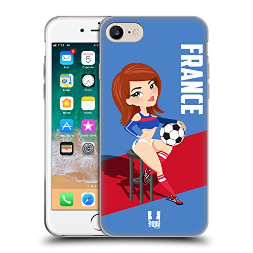 Coque iPhone 7/8/SE Football France : finies les chutes avec la protection militaire MagSafe