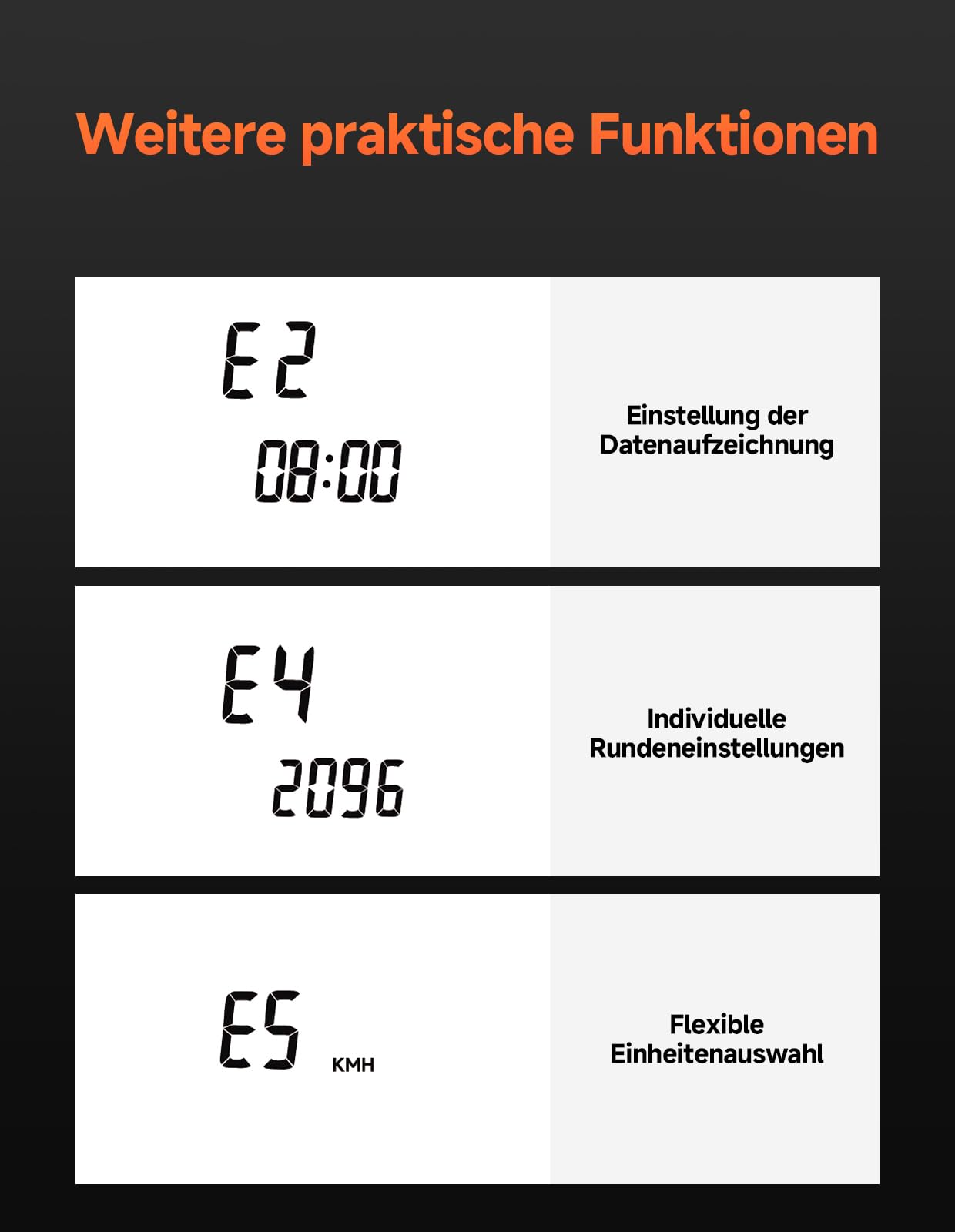 iGPSPORT BSC100S Fahrradcomputer Kabellos, 2.6'' Display Fahrradtacho Kabellos, IPX7 Wasserdicht 40H Wiederaufladbare Batterie Bluetooth5.0 ANT+ (BSC100S)