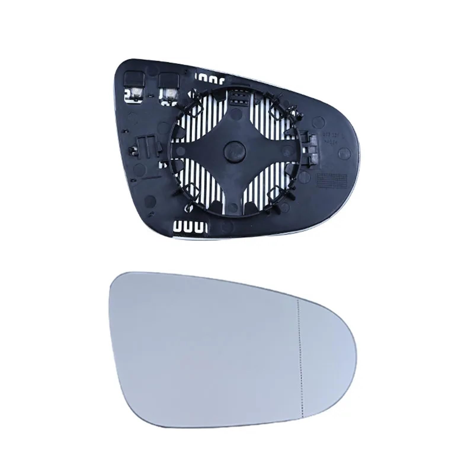 Vetro Dello Specchietto Retrovisore Vetro specchietto riscaldato lato sinistro e destro per Volkswagen Golf 6 2009-2013 per TOURAN 5K0857521 installare(Left and Right)