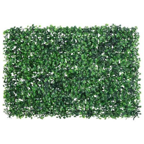 Generico Recinzione Foglie Arbusti Artificiali 6 pz Verde 40x60 cm,2.3kg,366636