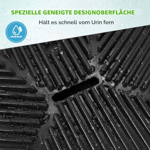 Sailnovo 63x50cm Hundeklo Hundetoilette, Rasen verstärken Welpentoilette mit 2 Pcs Kunstrasen, Hunde Toilette Welpenklo Haustiertoilette Trainingsunterlage