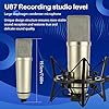 TECKZOON Podcast Microphone Set, with U87 Large Diaphragm Condenser Microphone, Voice Changer and Equipment for Live Performances, Recording, PC, Karaoke Parties and Gaming Voice-Over #1