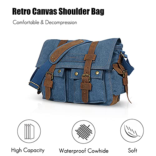 Bolso Retro FANDARE para laptop 14 pulgadas color azul miniatura 4