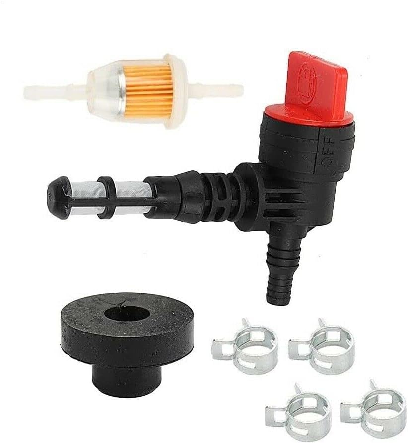 Fuel Shut Off Valve Service Kit Grommet Filter Clamps for