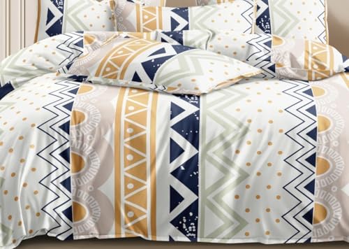 Image of THE HOME STYLE Super Soft Glace Cotton King Size Printed Pillow Covers ll Pillow Cases ll Set of 2 Piece- 18 inchx 28 inch Inches (Abstract Mist)
