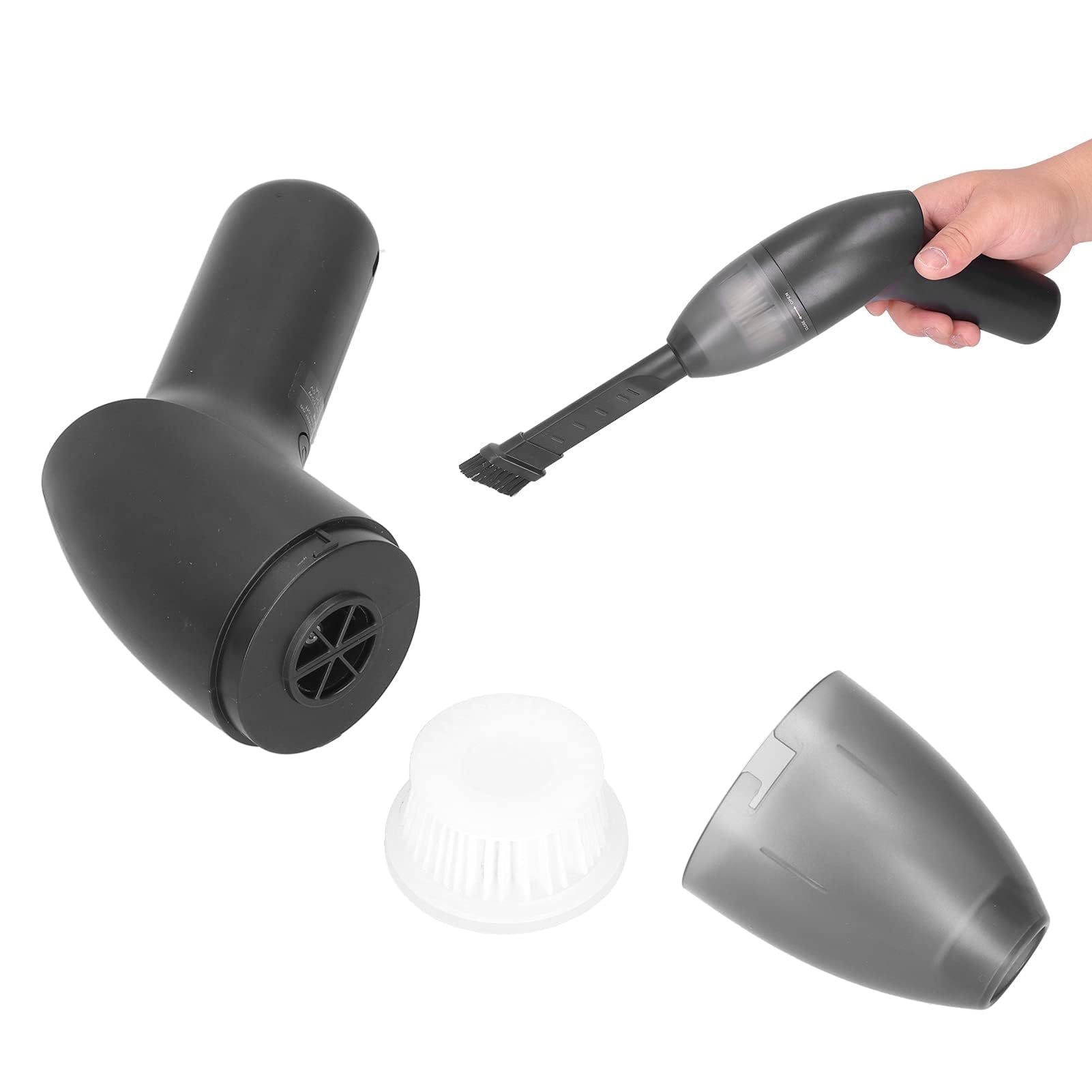 Mini Aspirapolvere con Forte Aspirazione, Spazzatrice Portatile per Auto, Scrivania, Scaffale, Ricaricabile Tramite USB per Elettronica, Circuiti Stampati, Include Ugello E Custodia