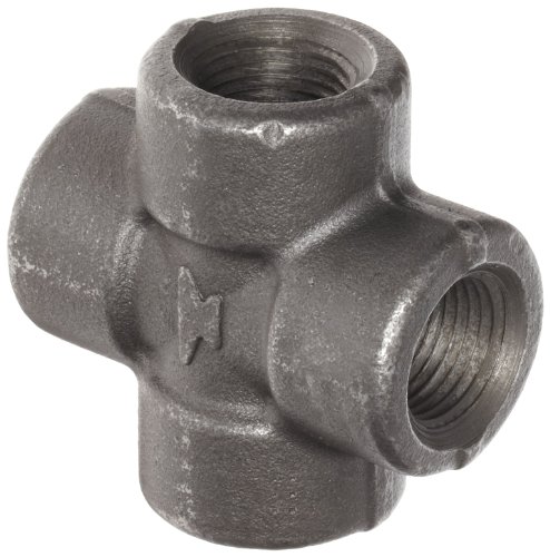 Anvil 2104 Forged Steel Pipe Fitting, Class 2000, Cross, 3/4