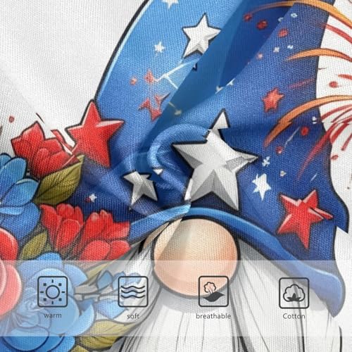 Toddler Underwear Custom 2t Cotton Little Girl Panties Aesthetic Briefs Girls Undies Cute Gnome USA 4th July3