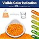 UTIJFOY 430 Gramm Silicagel Beutel, einzeln vakuumierbare Silikat Beutel，wiederaufladbar & zweifarbig anzeigendes Silica Gel, Silikat Trockenmittel zur Feuchtigkeitsregulierung(Orange)