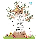 Classroom Tree Bulletin Board Set Bulletin Board Tree Cutouts, Classroom Tree Wall Decor for Elementary School Teacher Chalkboard Supplies (Bible Style)