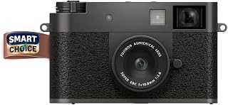 Fujifilm X Half 17.7MP 1 inch CMOS Sensor with 10.8mm f/2.8-11 Lens|Retro Style mirrorless Compact Travel Camera|2k vlogging for Street/Lifestyle - Charcoal Silver